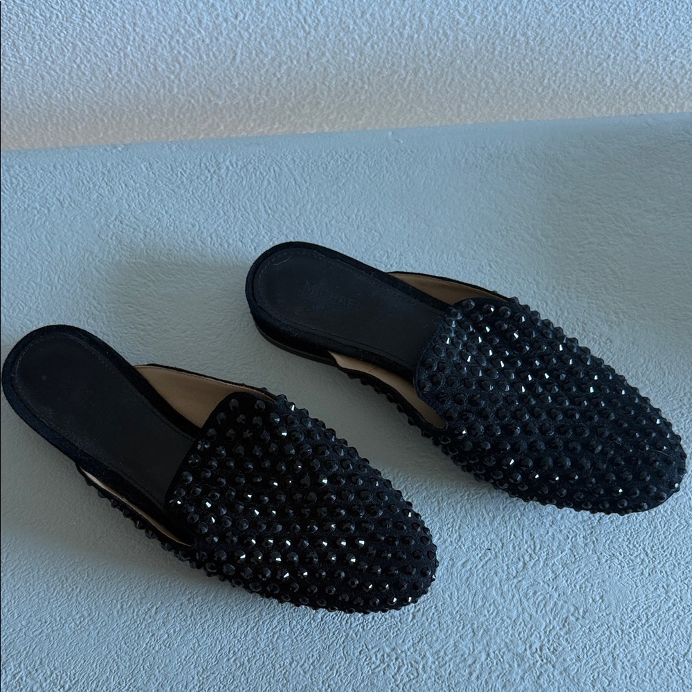 MICHAEL Michael Kors Black Studded Flats